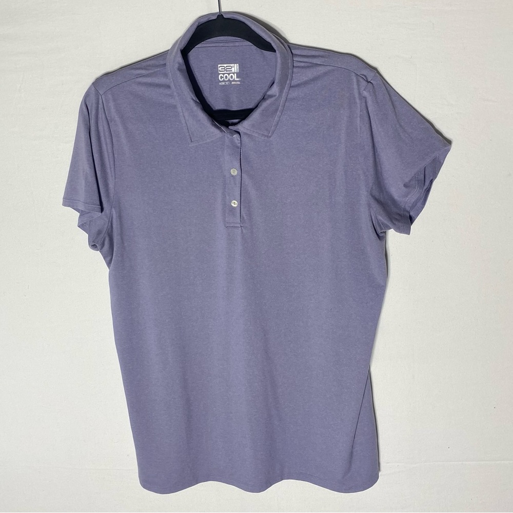 5/$25 32° Cool Light Purple Short Sleeve Polo Shirt XL
